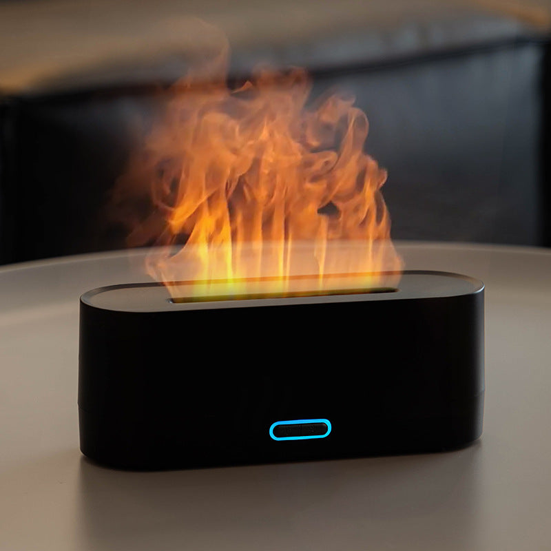 Desktop Colorful Flame Aroma Diffuser USB Humidifier