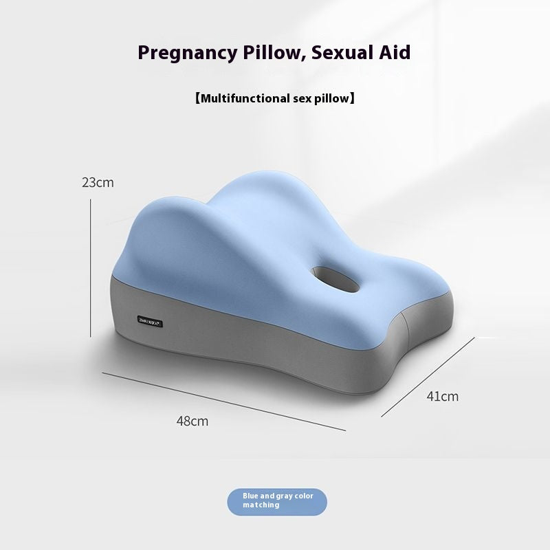 Multifunctional Bedside Cushion - Memory Foam Support Pillow