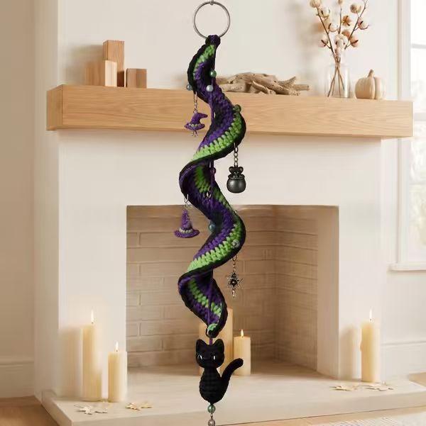 Halloween Crochet Decorative Item - Ghost, Pumpkin, Magic Spell & Midnight Styles