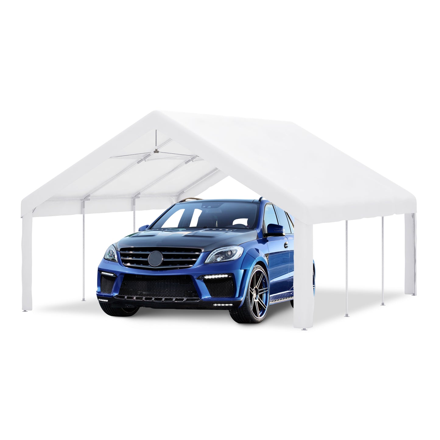 20x20 FT Outdoor Event Shelter with Detachable Sides - White