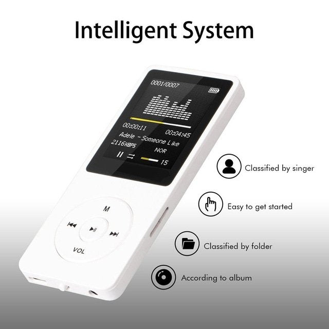 Portable MP3 Player with Screen and FM Radio
