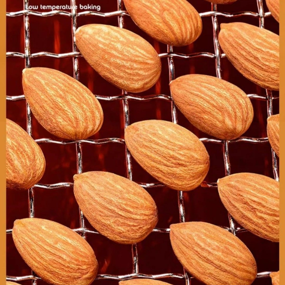 Almond Snack Pack - Assorted Flavors, Baked & Raw Nuts, Perfect for Binge-Watching & Gifting