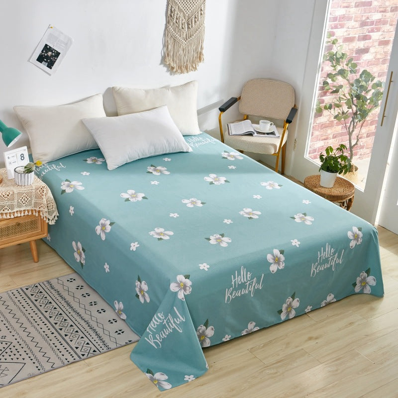 Cotton Printed Twill Bed Sheets - Multiple Sizes & Patterns Available