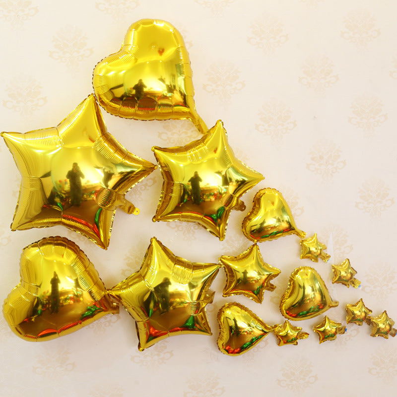 Decorative Aluminum Film Balloon Set for Events and Celebrations