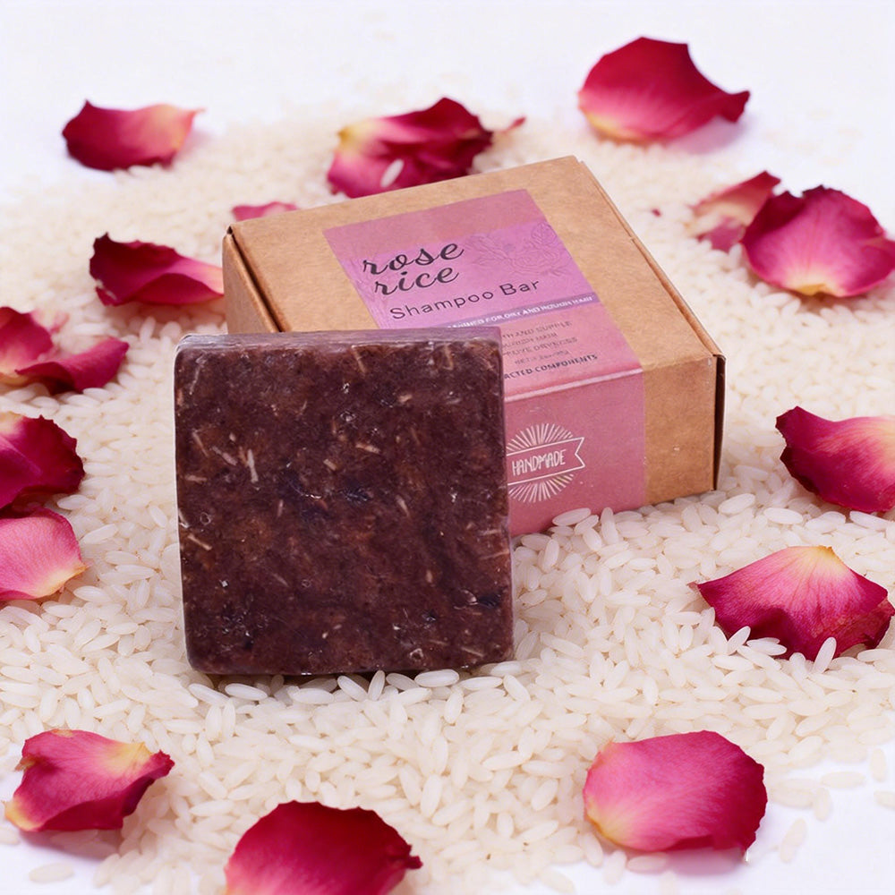 Rose Rice Shampoo Bar – 90g