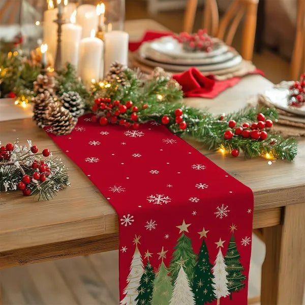Christmas Table Runner 13x72 Inch - Festive Holiday Decor