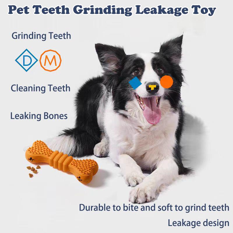 Dog Chew Toys 2-Pack - Dental Care & Toothbrush Stick for Small, Medium & Large Dogs