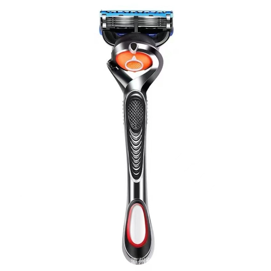 Men's 5-Layer Manual Razor Shaver with Blade Refills