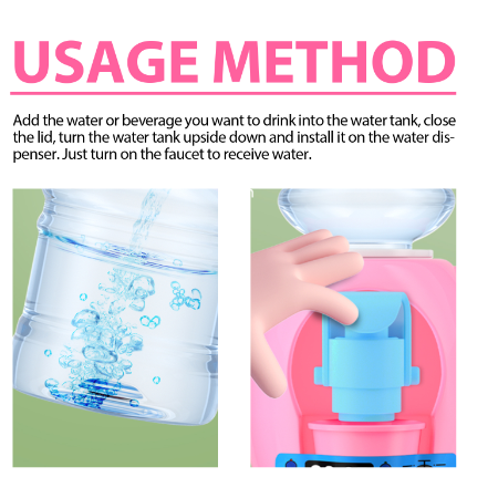 Children's Mini Water Dispenser - Fun Drinking Machine Toy