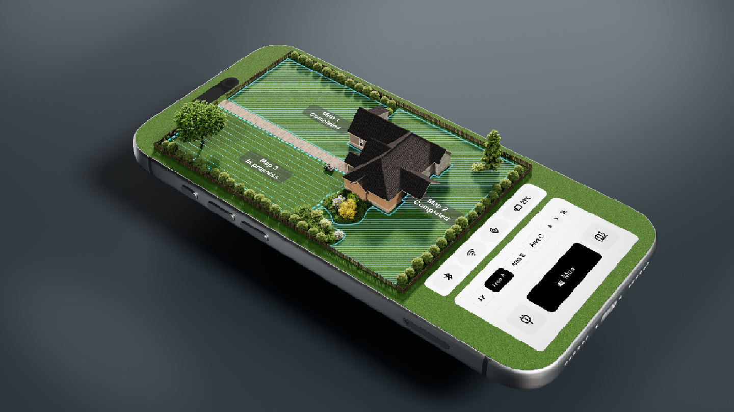 Robotic Lawn Mower L2500 for Automated Yard Maintenance