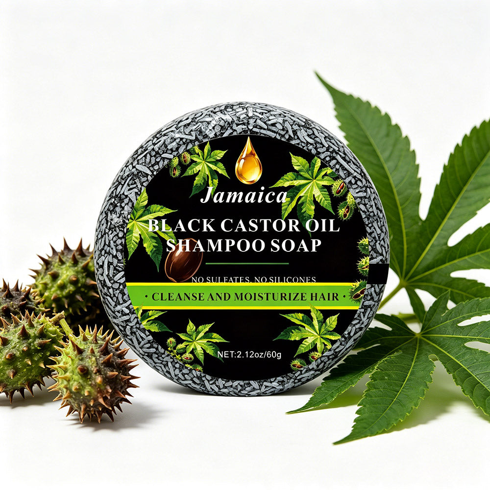 Jamaican Black Castor Oil Shampoo Bar for Hair & Body Care 60g
