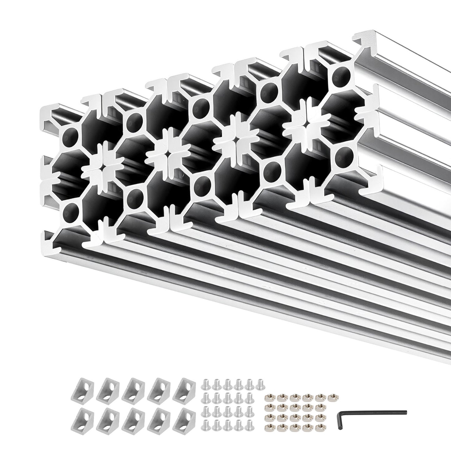 Aluminum Extrusion Profile 39.37 Inch T Slot Linear Rail for 3D Printer CNC DIY