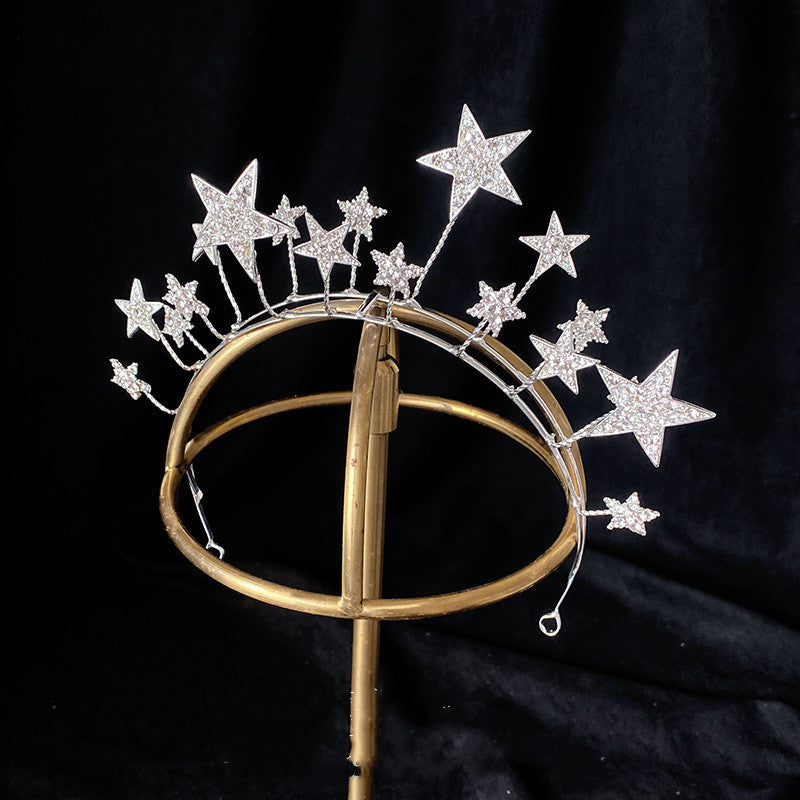 Star Rhinestone Headband - Wedding Accessories