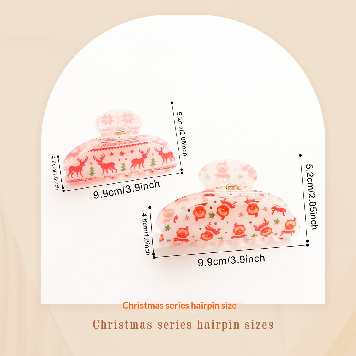 Christmas Hair Clip - Festive Hairpin Accessory