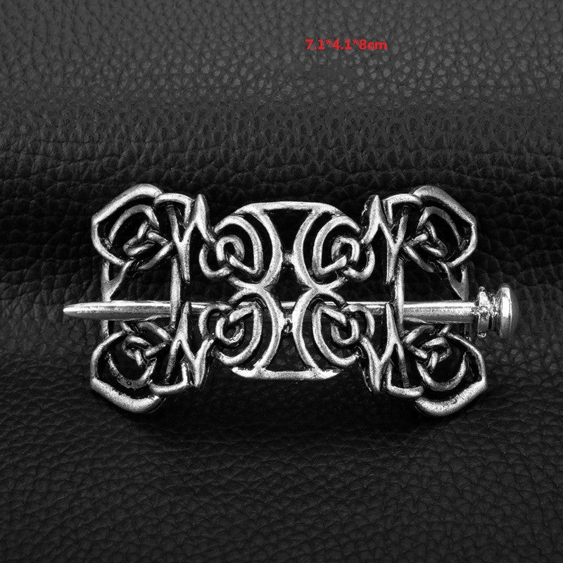 Vintage Metal Hairpin Headdress for Women