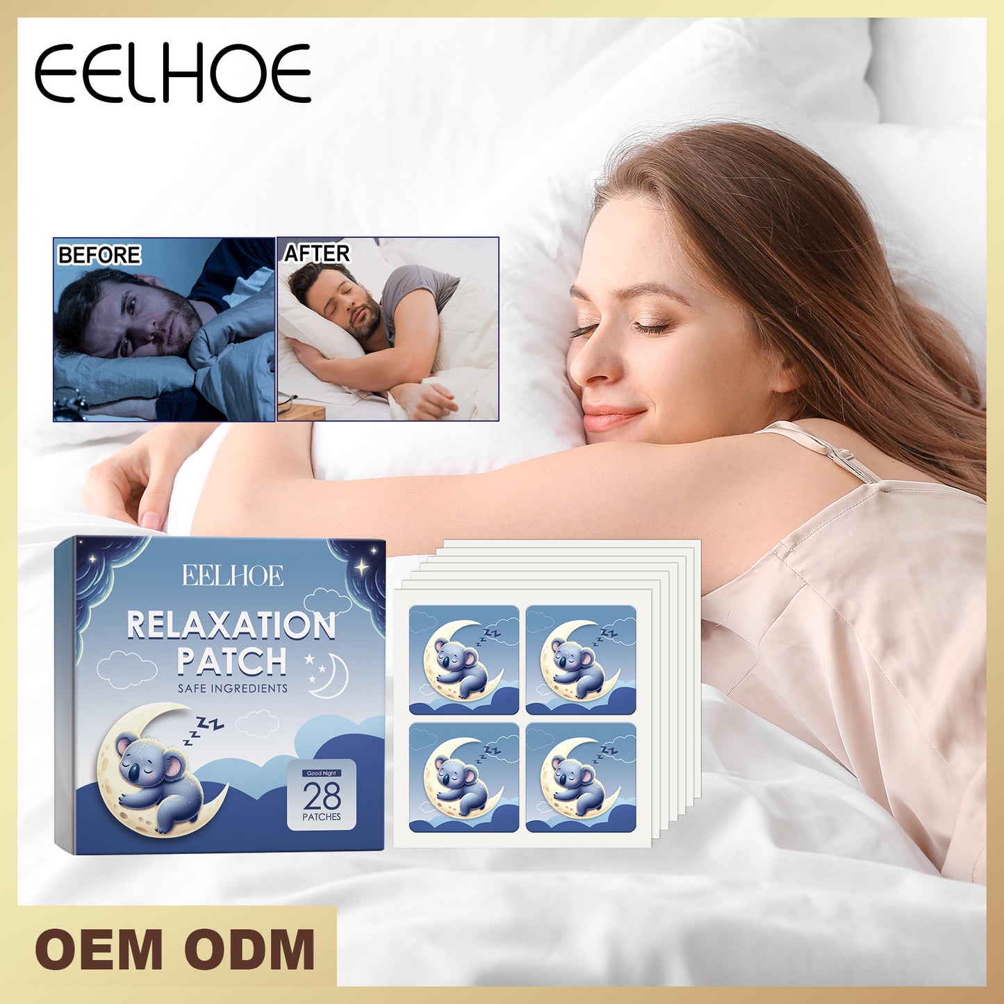 Relaxation Sleep Patches for Improved Rest & Insomnia Relief