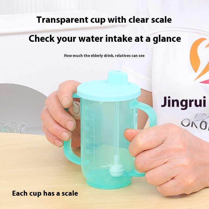 Choke-Proof Drinking Water Cup for Elderly and Pregnant Women - Bedside Safe Water Bottle