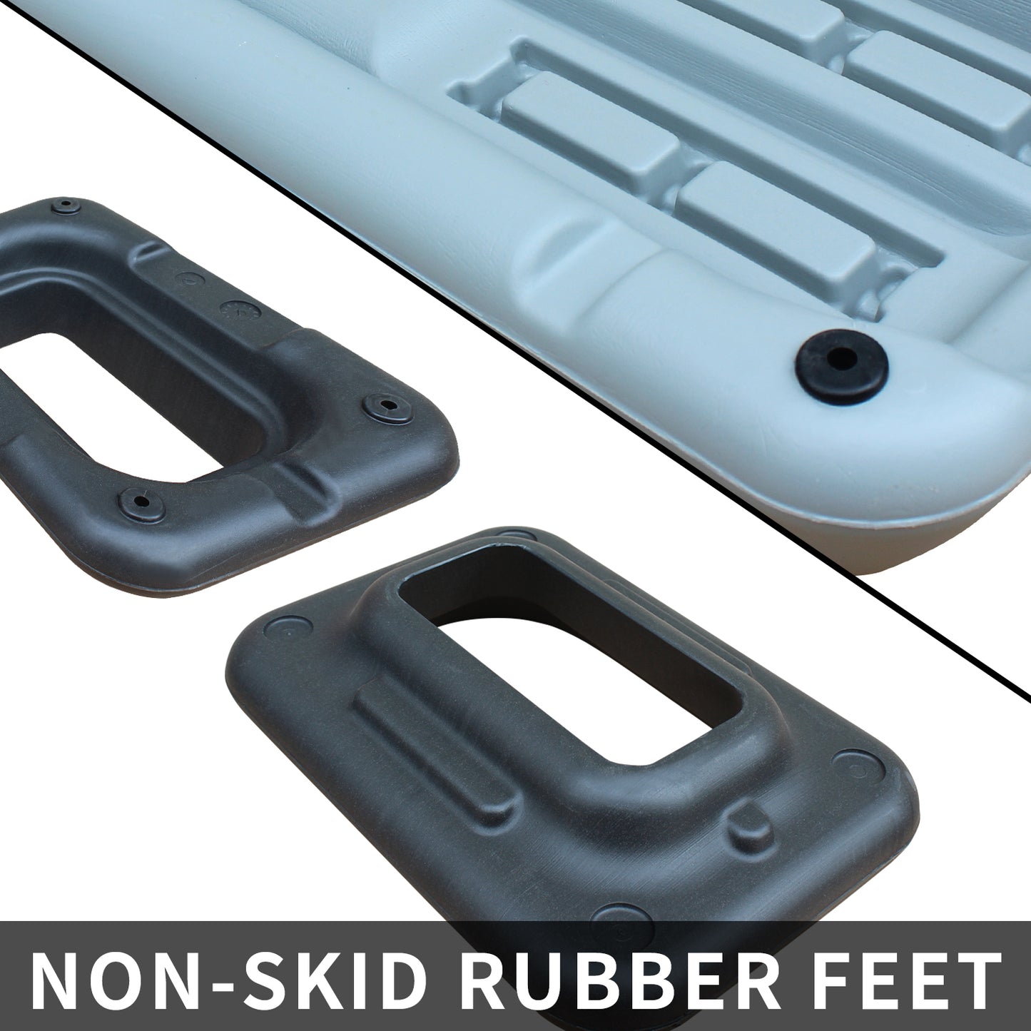 Adjustable Aerobic Stepper with 2 Risers - Gray & Black