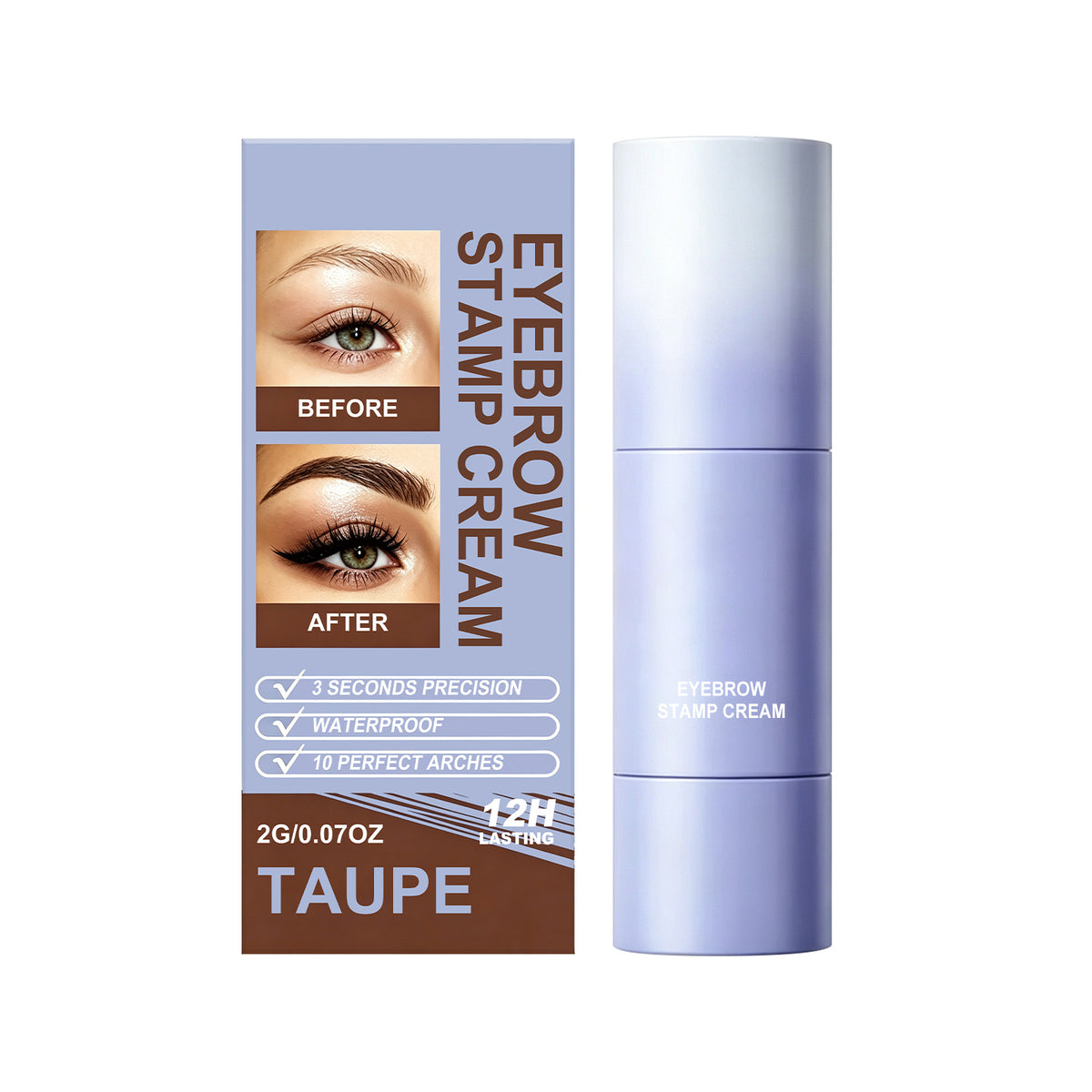 Natural 3D Eyebrow Touch-Up Makeup Gel - Brow Styling & Definition