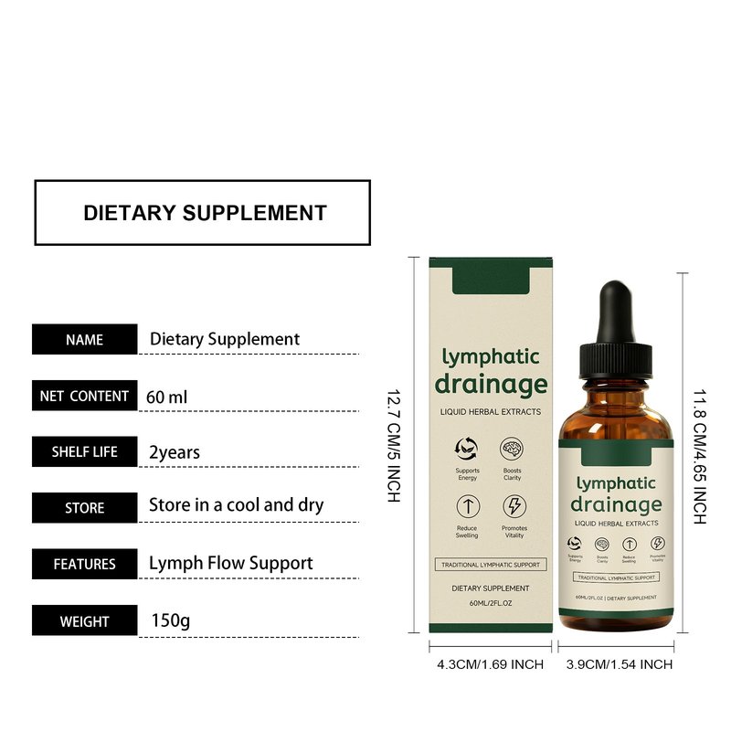 Lymph Drainage Herbal Drops 60ml