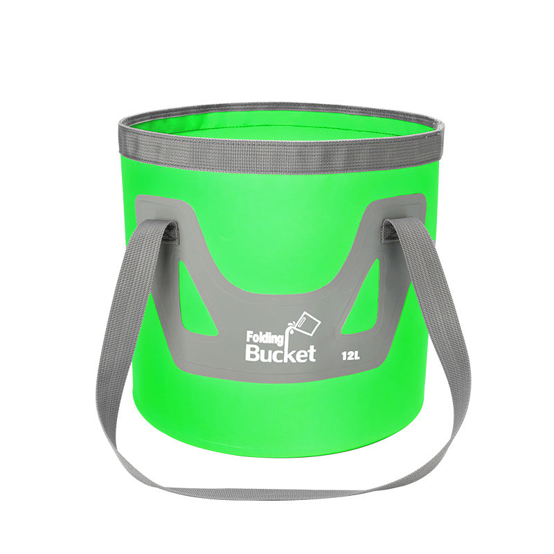 Collapsible Waterproof Travel Bucket - Multi-Color 12L-20L Storage