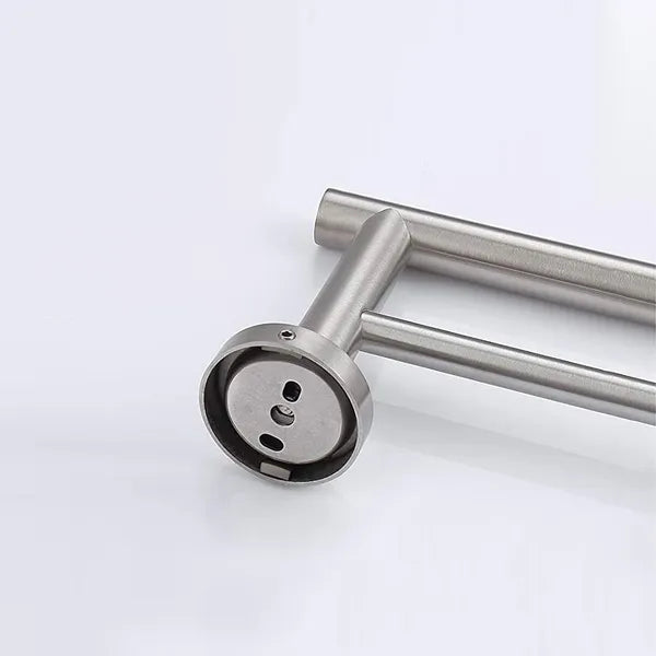 23.6 Inch Stainless Steel Double Towel Bar Wall Mount Bathroom Accessories
