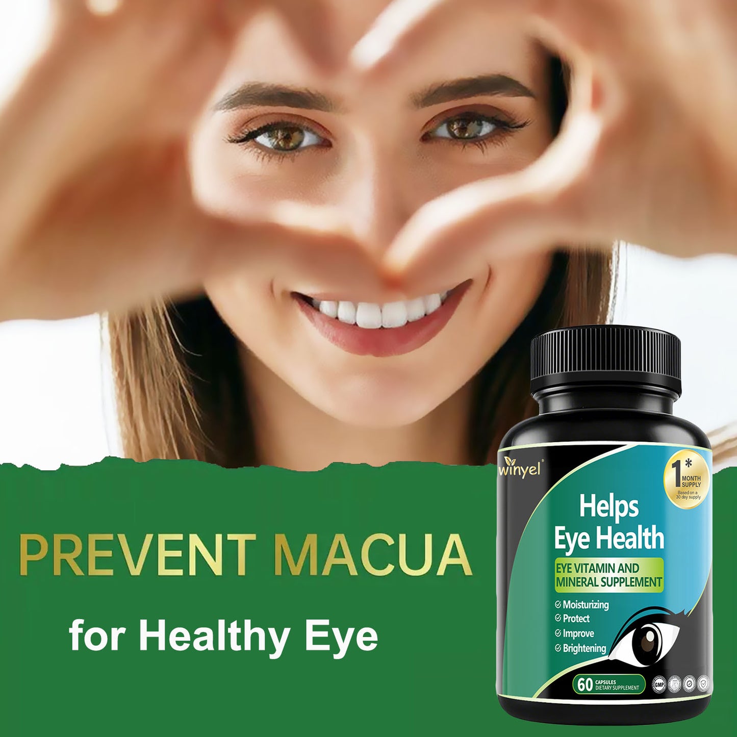 Lutein Eye Supplement - 30-Day Supply for Vision Clarity & Blue Light Support
