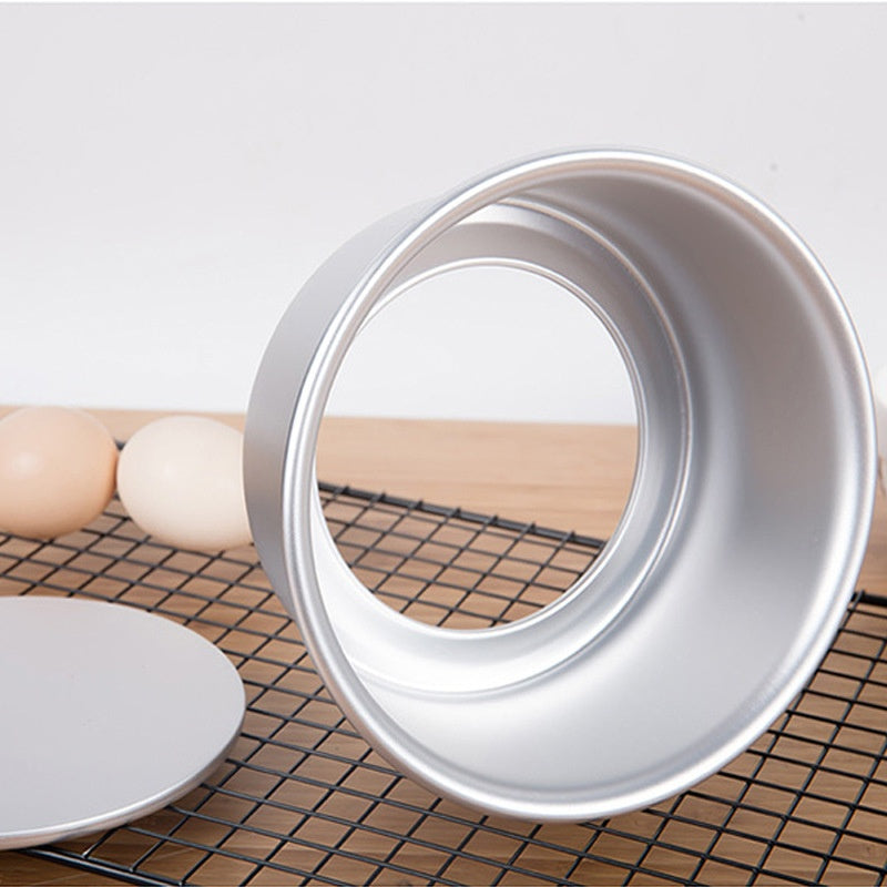 Round Cake Pan Set 4-11 Inch Non-Stick Bakeware for Baking & Desserts