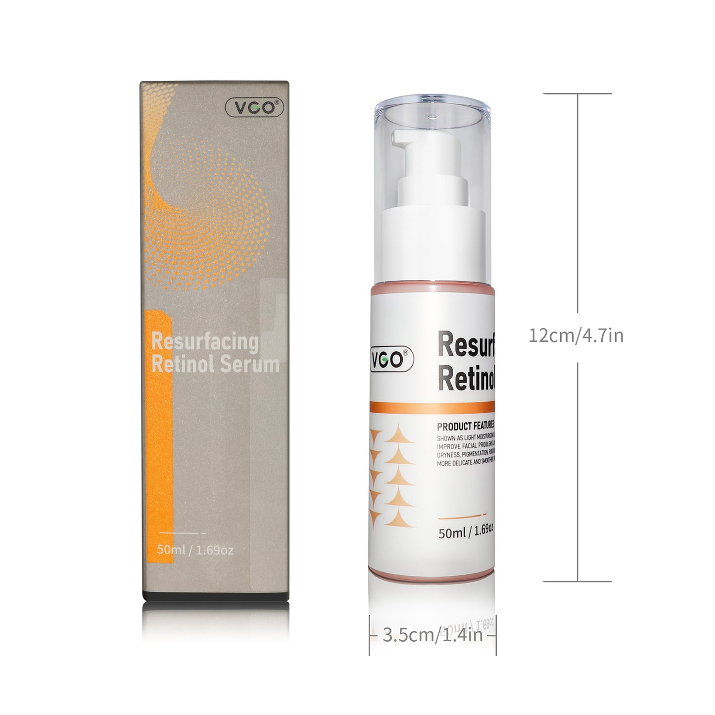 Retinol Resurfacing Face Serum - 50ml Anti-Aging & Oil Control Treatment