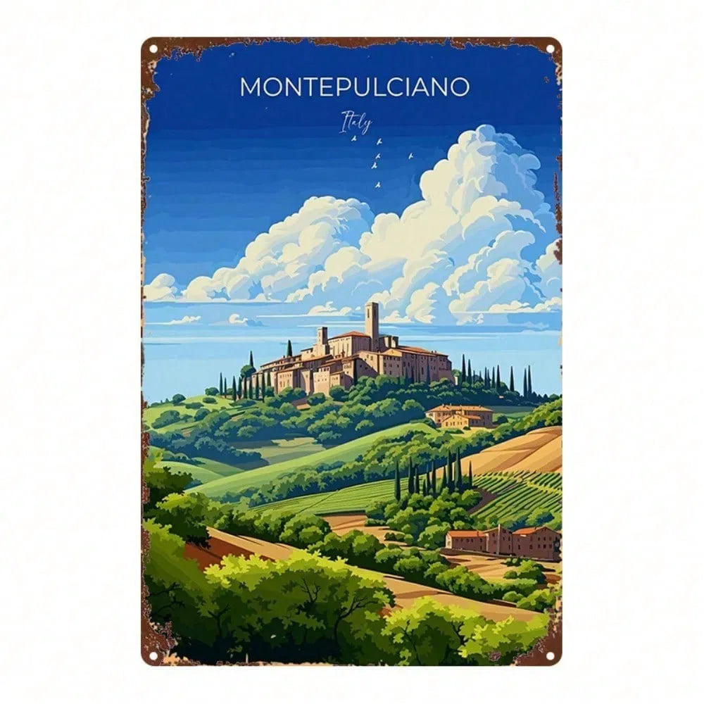 Metal Tin Sign Wall Decoration - 20cm x 20cm
