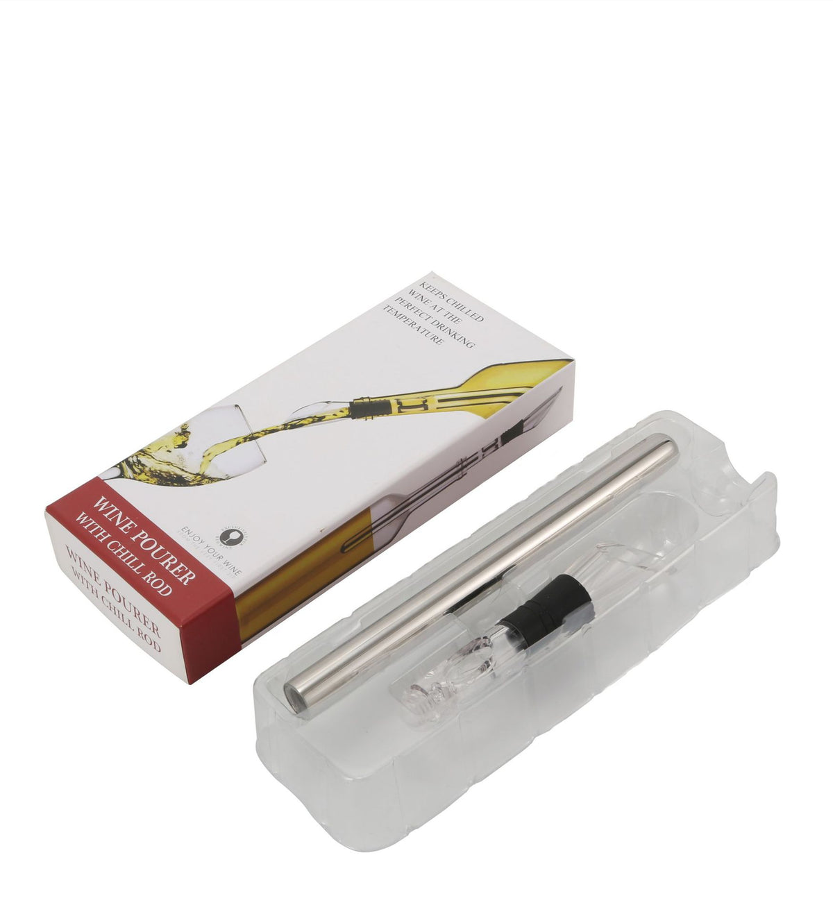Stainless Steel Red Wine Ice Bar Tool - Modern & Durable