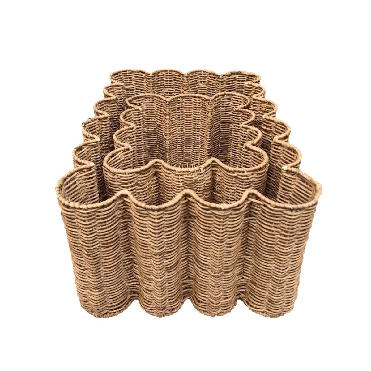 Handwoven Storage Basket for Bathroom & Living Room - Large & Small Sizes