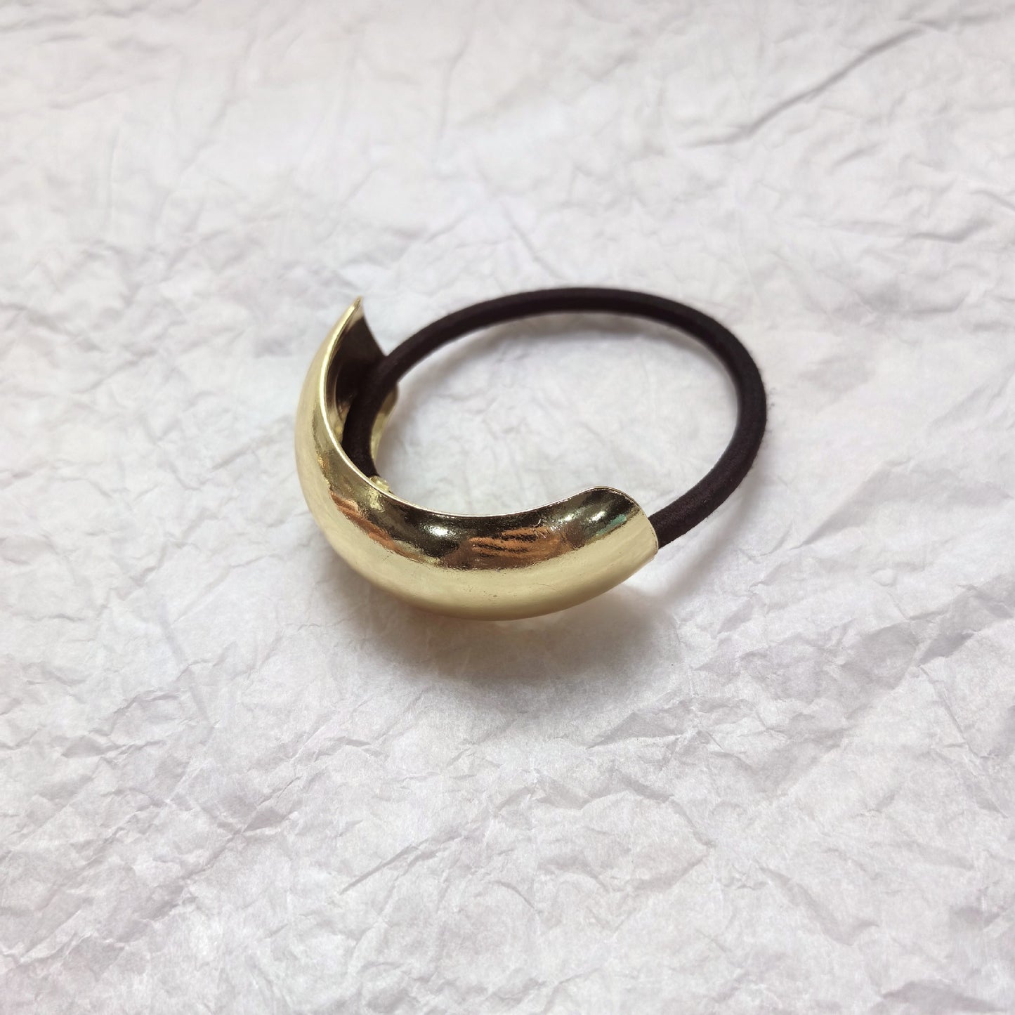 Minimalist Alloy Hair Ring Set - Semi-Curved Hair Accessories for Elegant Styling