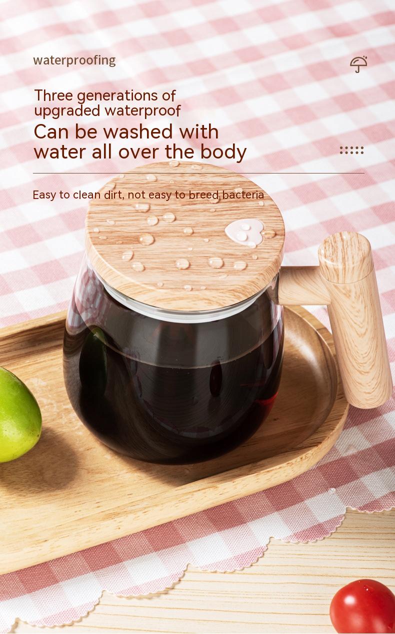 Self-Stirring Coffee Mug 400ML Electric Mixing Cup for Hot & Cold Drinks