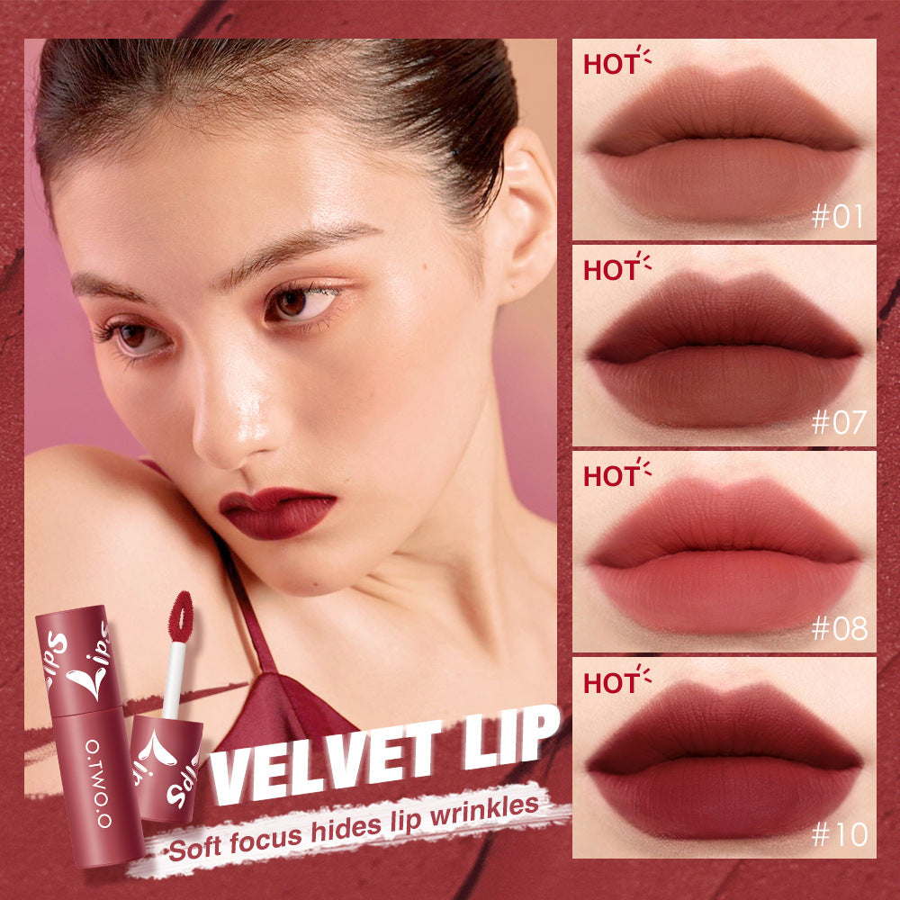 Matte Fog Lip and Cheek Dual-Use Powder Blusher and Lipstick - Air Lip Glaze