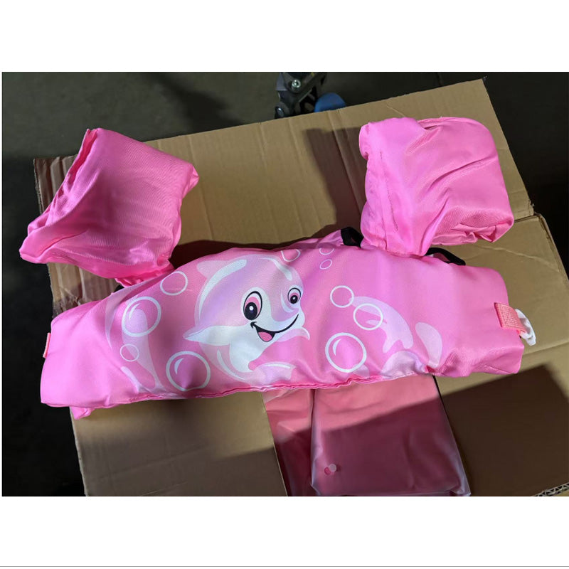 Toddler Swim Vest - Kids Life Jacket for 25-55 lbs, Pink