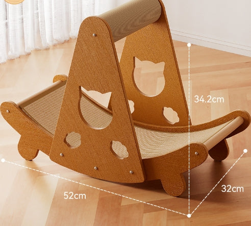 Sisal Cat Scratch Board with Crumb-Resistant Mat | Durable Pet Furniture
