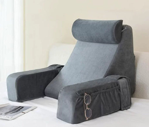 Removable Lumbar Support Pillow for Reading & Comfort – Modern Design