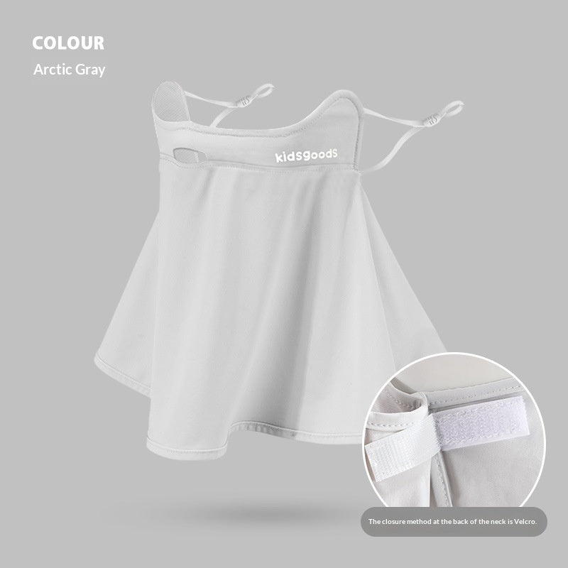 Kids Ice Silk UV Protection Face Mask