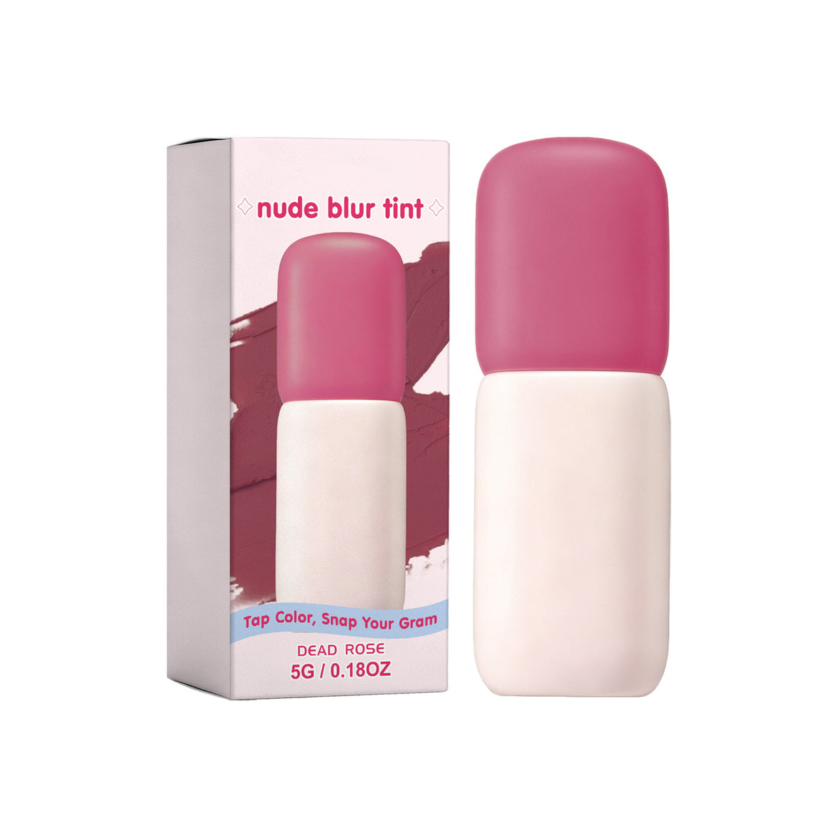 Matte Lip Glaze & Blush Dual-Use Makeup
