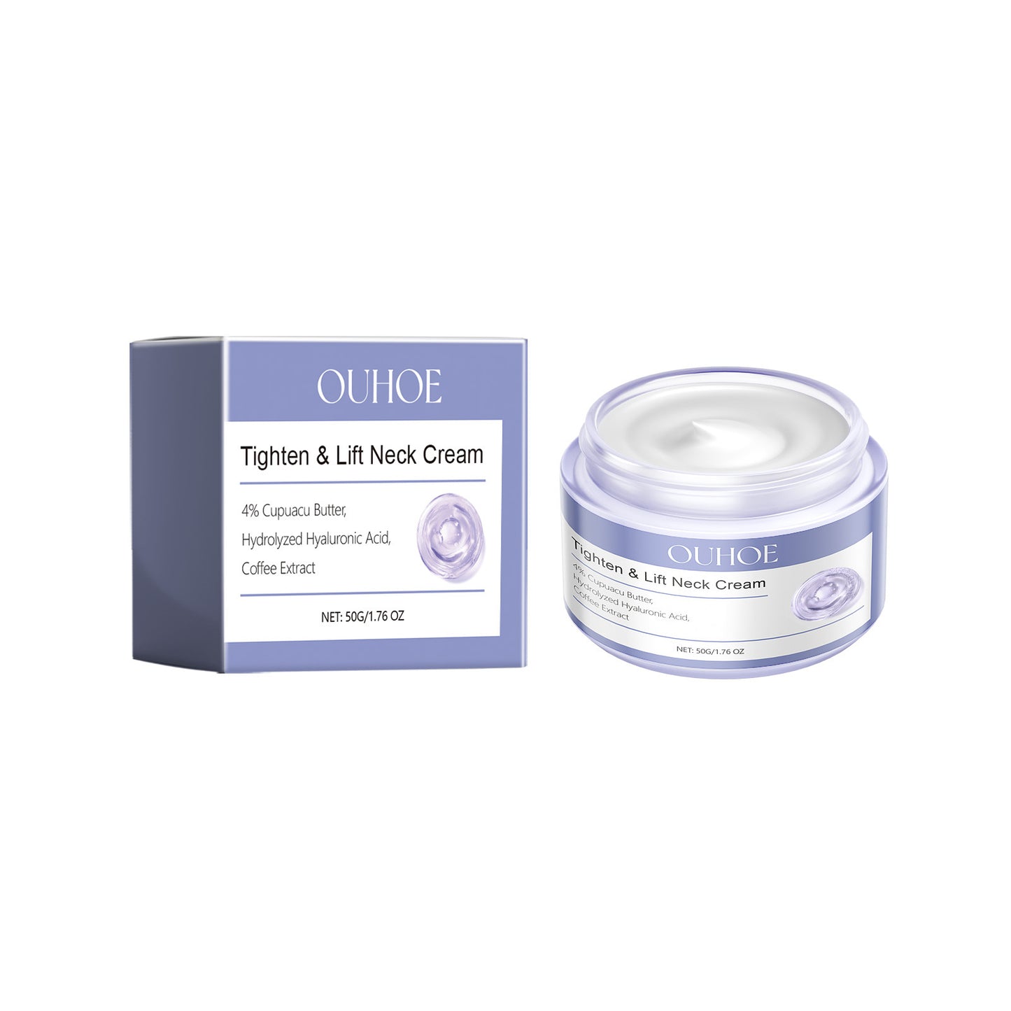 Neck Firming Cream - Anti-Aging Moisturizer for Sagging Skin and Wrinkles