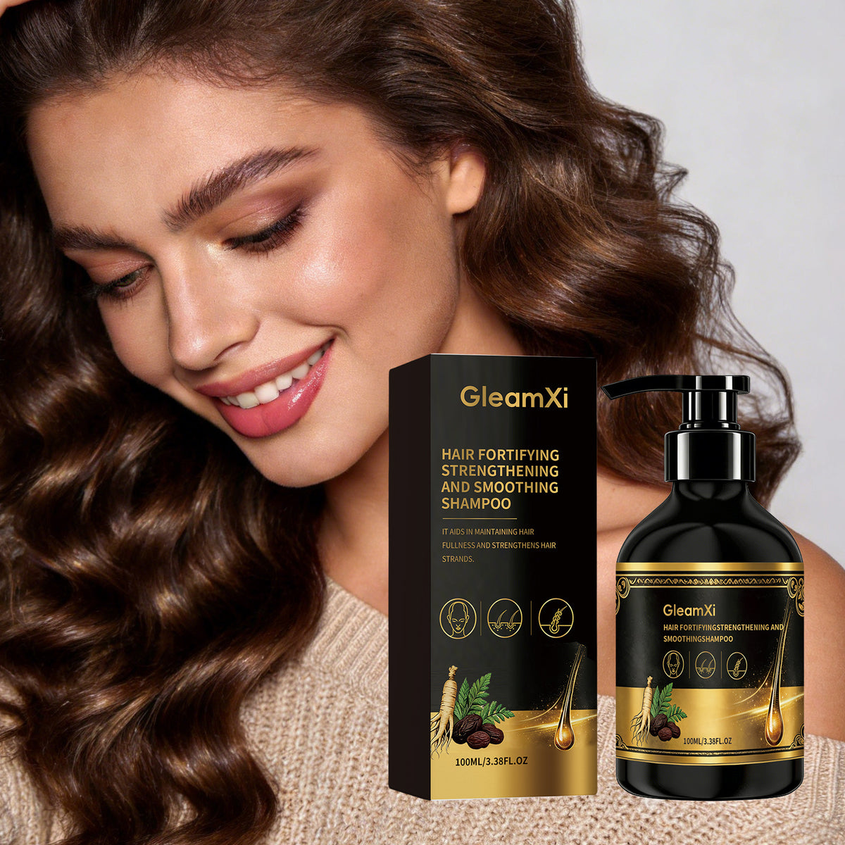 Oil-Removing Volumizing Hair Root Care Shampoo 100ml