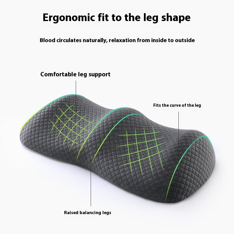 Leg Pillow for Sleeping Back and Leg Support Memory Foam Cushion