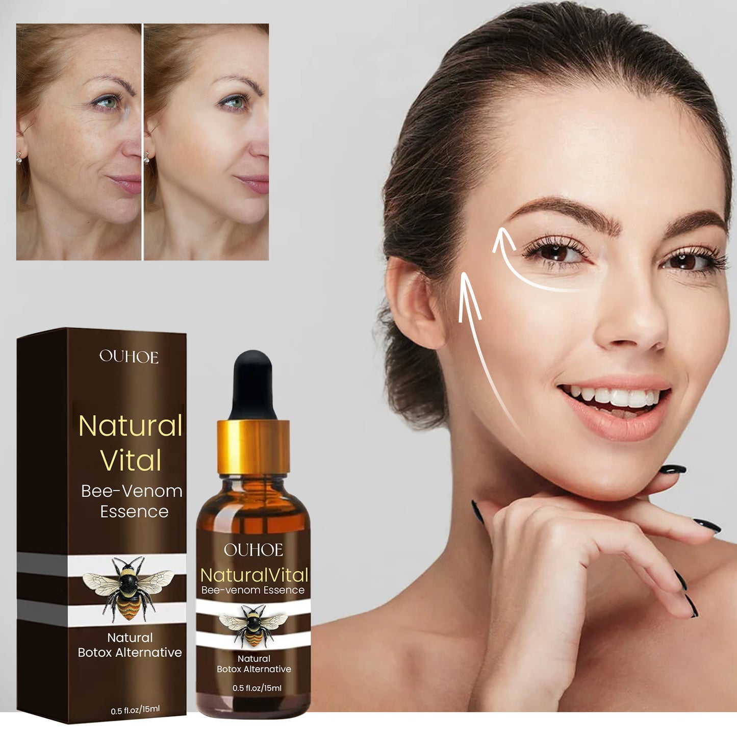 Anti-Wrinkle Facial Firming Essence Oil - Advanced Skincare Treatment