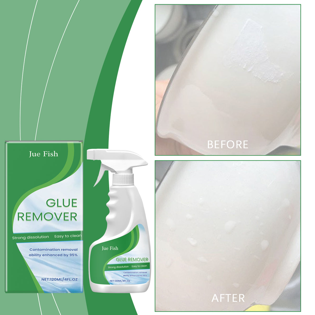 Adhesive Remover for Household & Kitchen Use - 120ml, Easy Cleanup