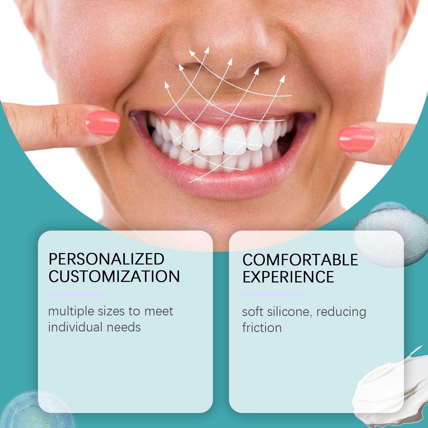 Adjustable Snap-On Dentures - Temporary Gap Filling Dental Kit