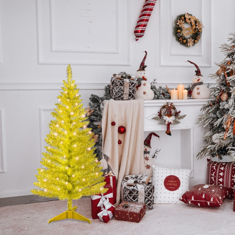 4ft Golden Christmas Tree - Festive Holiday Decoration