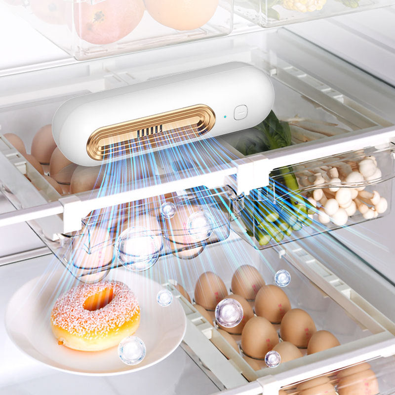 Refrigerator Deodorizer with Ozone Sterilization - Fresh Keep & Odor Removal