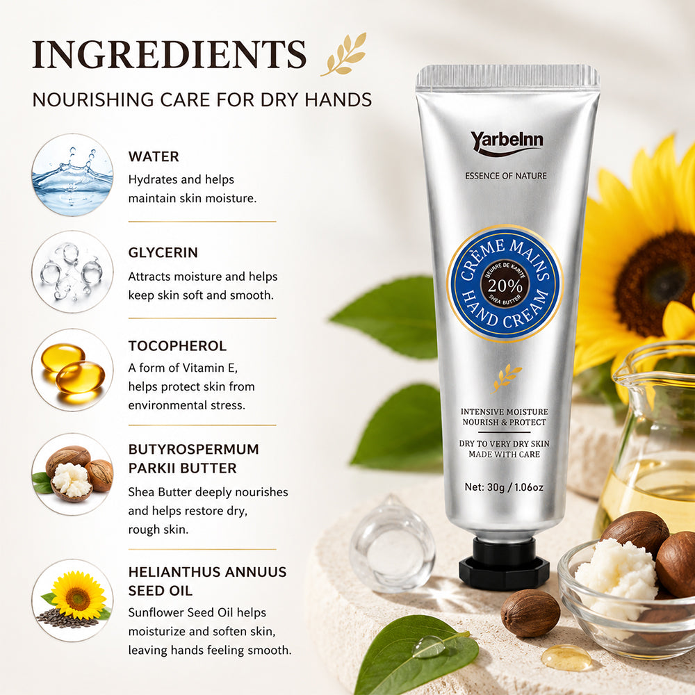 Moisturizing Hand Cream 30g for Daily Skin Care - Portable & Nourishing