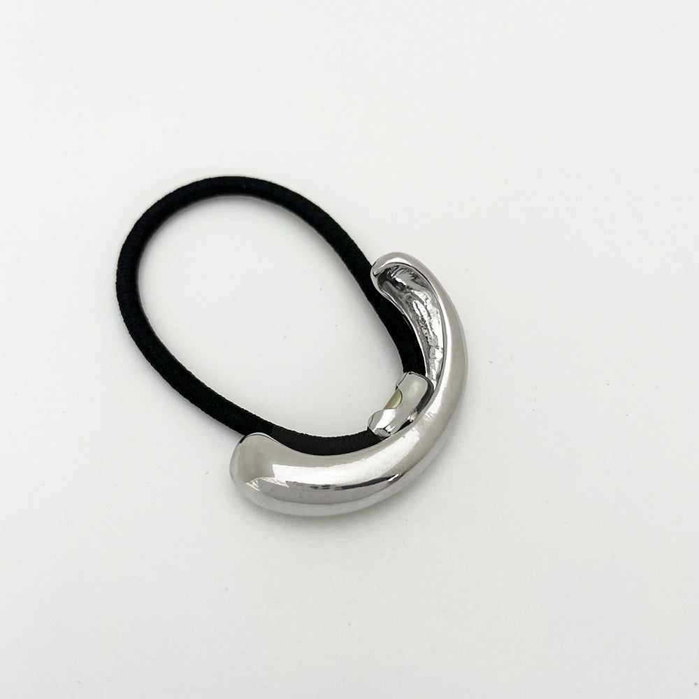 Alloy Ponytail Hair Rope - Simple Style